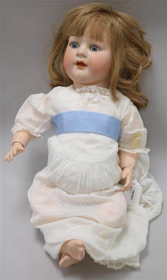 A Dressel Jutta - Baby bisque-headed doll, number 1922, jointed composition body